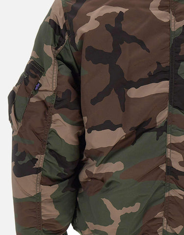 "MA-1 Base Flight Bomber Jacket" 756111C 408 ALPHA INDUSTRIES ULTRAVIOLET 