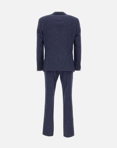 Abito slim fit con micromotivo 50561834 404 BOSS 