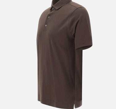 Polo in cotone Supima DK17102 MORO DIKTAT 