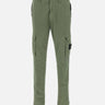 Pantaloni in tela di cotone biologico garzato 3100303S00WA V0159 STONE ISLAND 