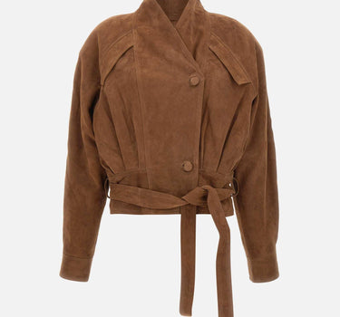 Giacca bomber in pelle scamosciata 115714 249 ROTATE BIRGER CHRISTENSEN 