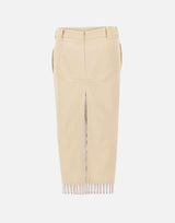 Gonna midi in gabardine di lana 260WCS00298 CCP111AA198 THE ATTICO 