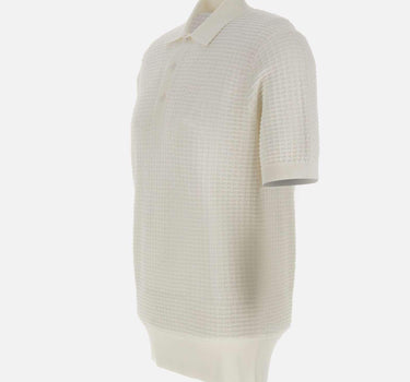 Polo in cotone punto alveare 301526 001 KANGRA 