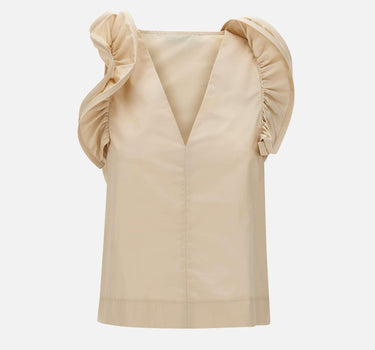 Blusa in popeline di cotone QP1MR021 0035 KAOS 
