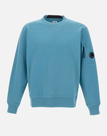 "Diagonal raised fleece sweatshirt" 19CMSS713A 005086W815 C.P. COMPANY 