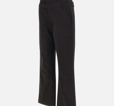 "Double waisted trousers" 7N839E22 U7BLK 7 FOR ALL MANKIND 