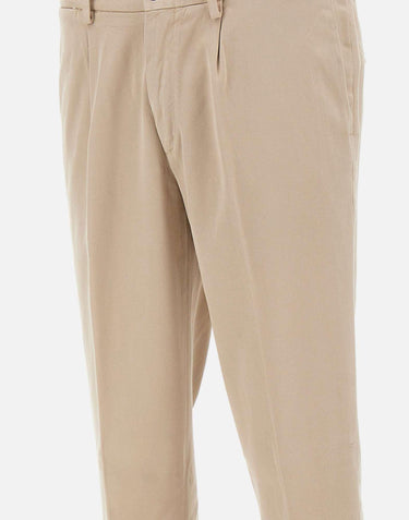 Pantalone elasticizzato in misto cotone DVR15G046 TC581 DEVORE 