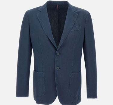 Blazer in cotone e lino DS3177 78B SANTANIELLO 