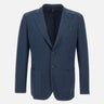 Blazer in cotone e lino DS3177 78B SANTANIELLO 