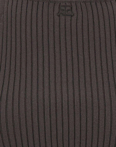 Top "Signature pointy rib knit" 125MTO042FI0001 CARBON COURREGES 