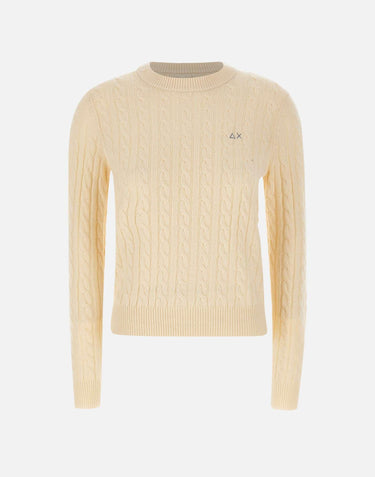 Maglia in lana, viscosa e cashmere K44247 31 SUN68 