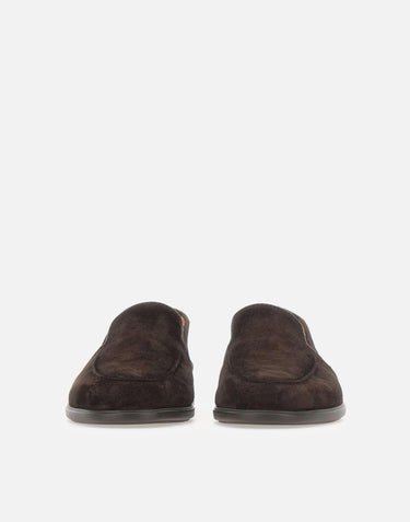 Mocassino in suede MGAR18829SMOSEAA T60 SANTONI 