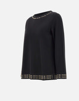 Blusa in crepe G274Z000416N 033 ELENA MIRO' 