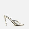 Mule "Betta" silver 260WSH00886 LBT112AA002 THE ATTICO 