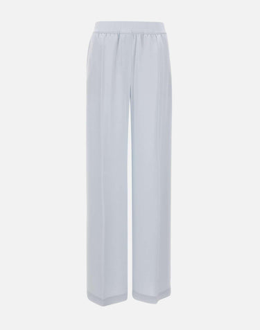 Pantaloni relaxed fit in crêpe fluido 50557442 462 BOSS 