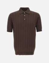 Polo in crepe di cotone PL1MC CR14C190 FILIPPO DE LAURENTIIS