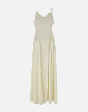 "Satin lace midi dress" 113949 857 ROTATE BIRGER CHRISTENSEN 