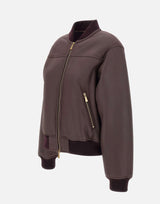Bomber in pelle L85GBTK02 SHY0L006167 ELEVENTY 