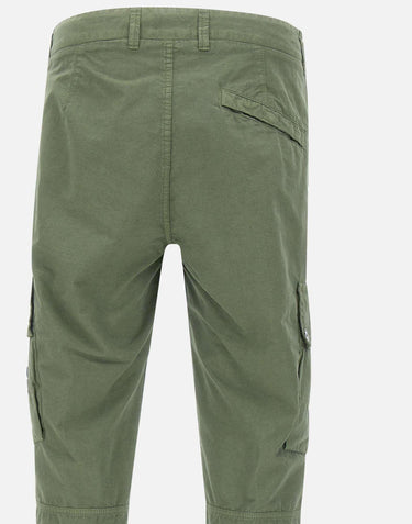 Pantaloni in tela di cotone biologico garzato 3100303S00WA V0159 STONE ISLAND 