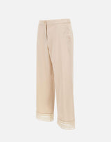 Pantaloni con ricamo P008P000456N 002 ELENA MIRO' 