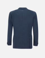 Blazer in cotone e lino DS3177 78B SANTANIELLO 