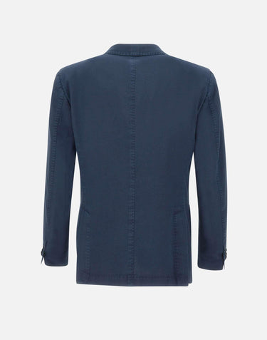 Blazer in cotone e lino DS3177 78B SANTANIELLO 