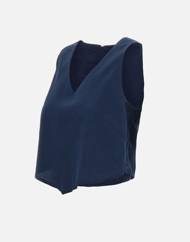 Top in lino e viscosa RPJCO018 3003 KAOS 