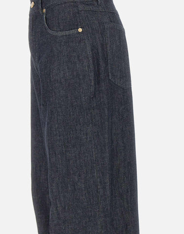 Jeans dritti in denim di cotone 2619181041600 001 'S MAX MARA 