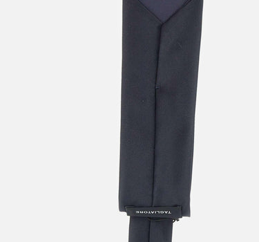Cravatta in satin A10003U PER020BLU TAGLIATORE 