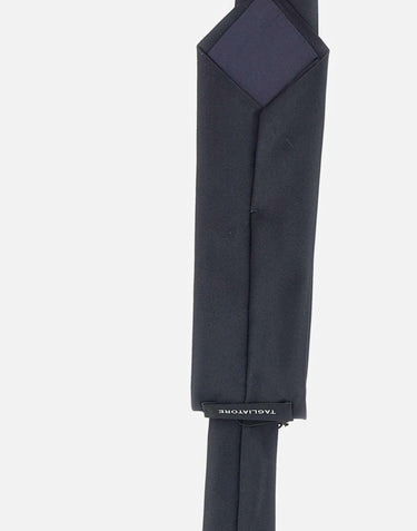 Cravatta in satin A10003U PER020BLU TAGLIATORE 