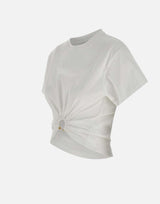 T-shirt in cotone 23AJTO539CO0485 P109 RABANNE 