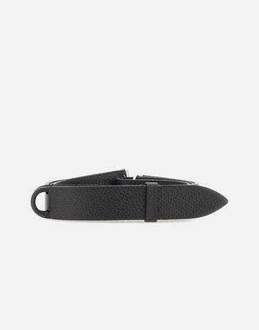 Cintura "Nobukle Micron"  in pelle NB0039 NERO ORCIANI 