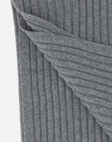 Sciarpa in lana e cashmere 13898 19615999GREY GRAN SASSO 
