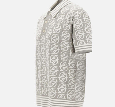 Polo "D Mirror Monogram" LPO219 VI040GY DROLE DE MONSIEUR 