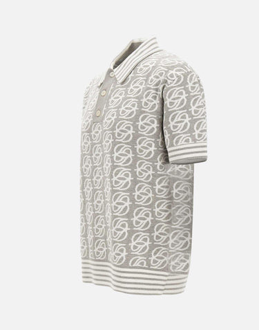 Polo "D Mirror Monogram" LPO219 VI040GY DROLE DE MONSIEUR 