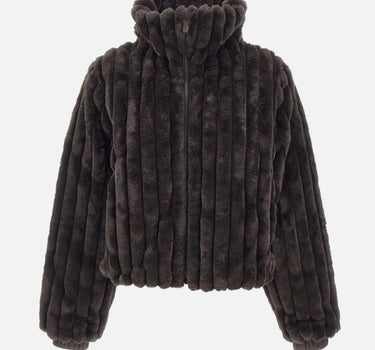 Giacca reversibile in pelliccia animal free D31352W VERY2140009 SAVE THE DUCK 