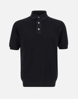 Polo in crepe di cotone PL1MC CR14P990 FILIPPO DE LAURENTIIS 