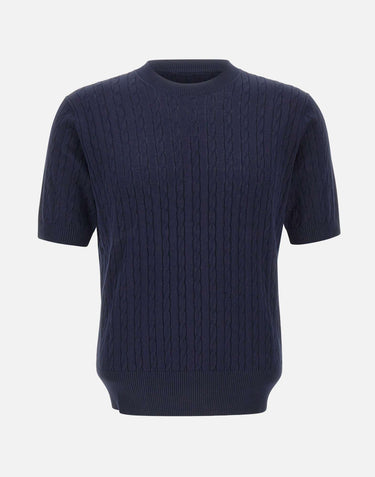 Maglia a maniche corte a trecce 30002106 038 KANGRA 