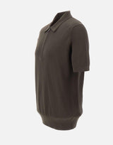 Polo con treccine e mezza zip 302310 170 KANGRA 