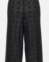 Pantaloni "Egeo" EGEO BLACK LOULOU DE SAISON 