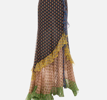 Gonna in seta con volant WRFA0198 99SA1Q5X0811 ETRO 