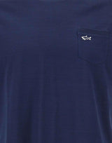 T-shirt in cotone con taschino 25411007 013 PAUL&SHARK 