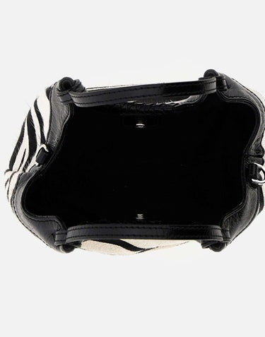 Borsa a mano "Dua" BS12508 CAVINTZEBRABIANCONERO GIANNI CHIARINI 