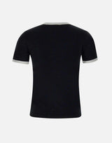 T-shirt "Signature contrast" VESJTS017JS0070 BLKHERWHITE COURREGES 