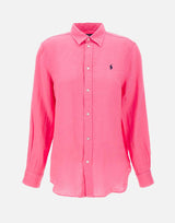 Camicia in lino 211970730 504 POLO RALPH LAUREN 