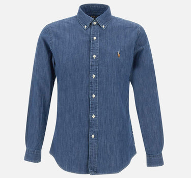 Camicia "Core replen" in denim di cotone 710792043 001 POLO RALPH LAUREN 