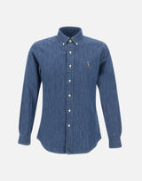 Camicia "Core replen" in denim di cotone 710792043 001 POLO RALPH LAUREN 