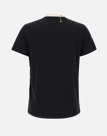 T-shirt in cotone con collana MA02951E2 110 ELISABETTA FRANCHI 