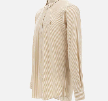 Camicia in popeline stretch a righe 710929346 502 POLO RALPH LAUREN 