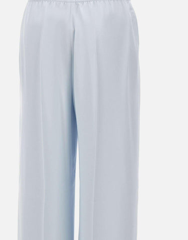 Pantaloni relaxed fit in crêpe fluido 50557442 462 BOSS 